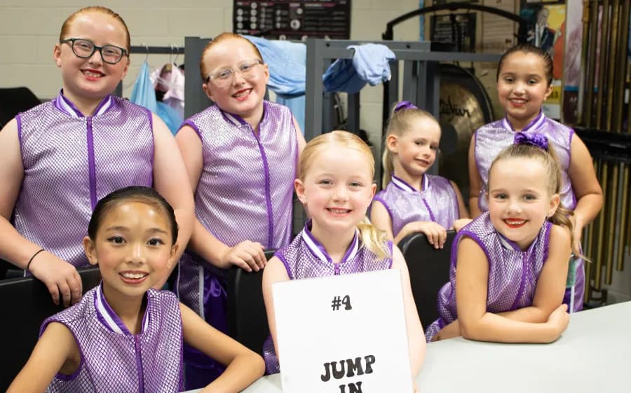Group of dancers performing at the ADA showcase