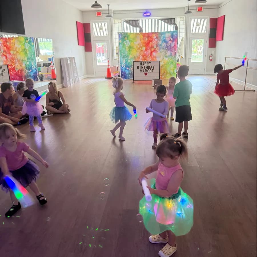 Birthday party dance experience at Ashland Dance Academy